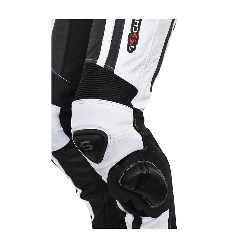 Pánske nohavice Tschul 748 čierno-biele vypredaj výpredaj