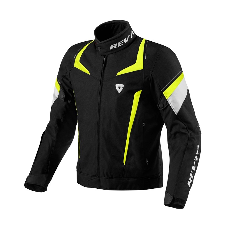 Bunda na motorku Revit Jupiter čierno-fluo žltá vypredaj