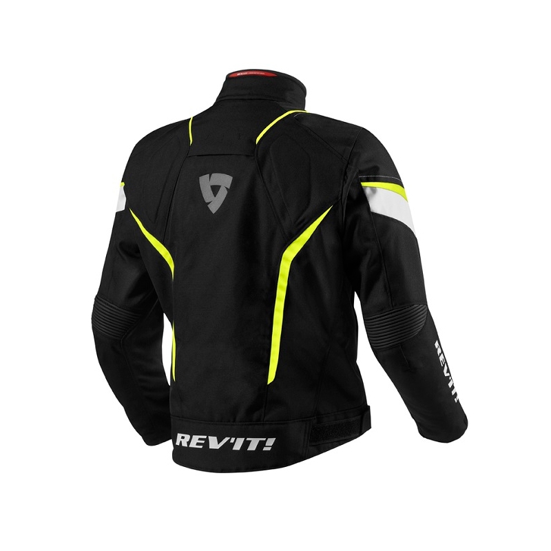 Bunda na motorku Revit Jupiter čierno-fluo žltá vypredaj