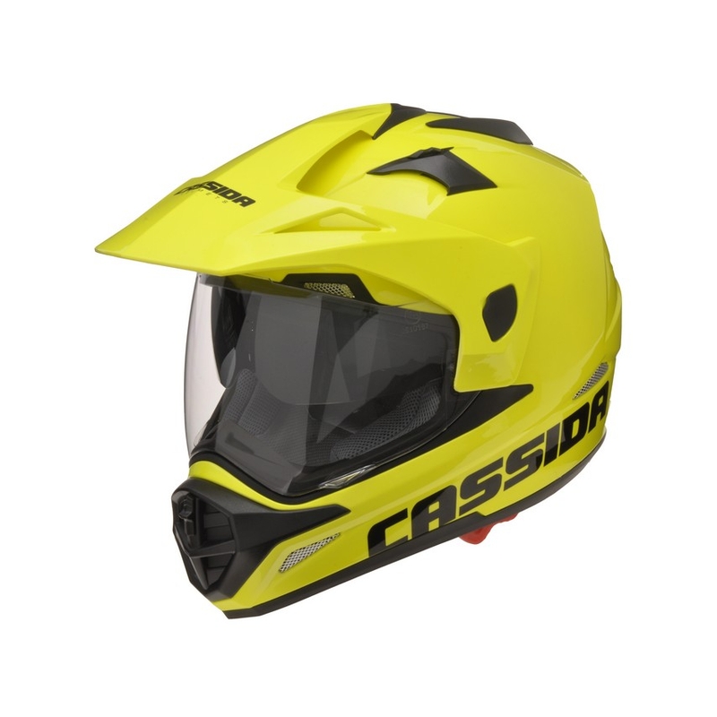 Enduro prilba na motocykel Cassida Tour fluorescenčno-žltá