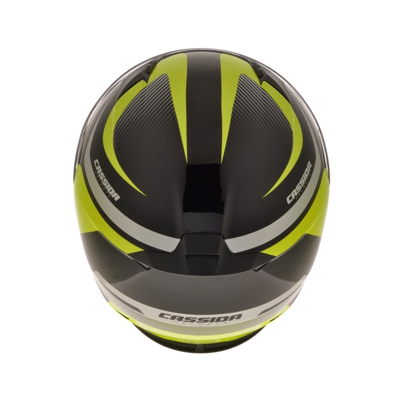 Prilba na motocykel Cassida Integral 2.0 čierno-šedo-fluoroscenčno-žltá