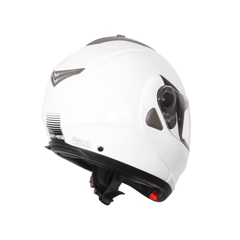 Prilba na motocykel odklápacia Panthera ST06 biela