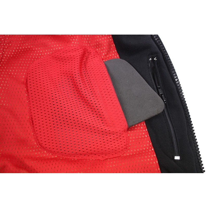 Mikina s chráničmi na motorku Trilobite 761 Illenius čierna vypredaj