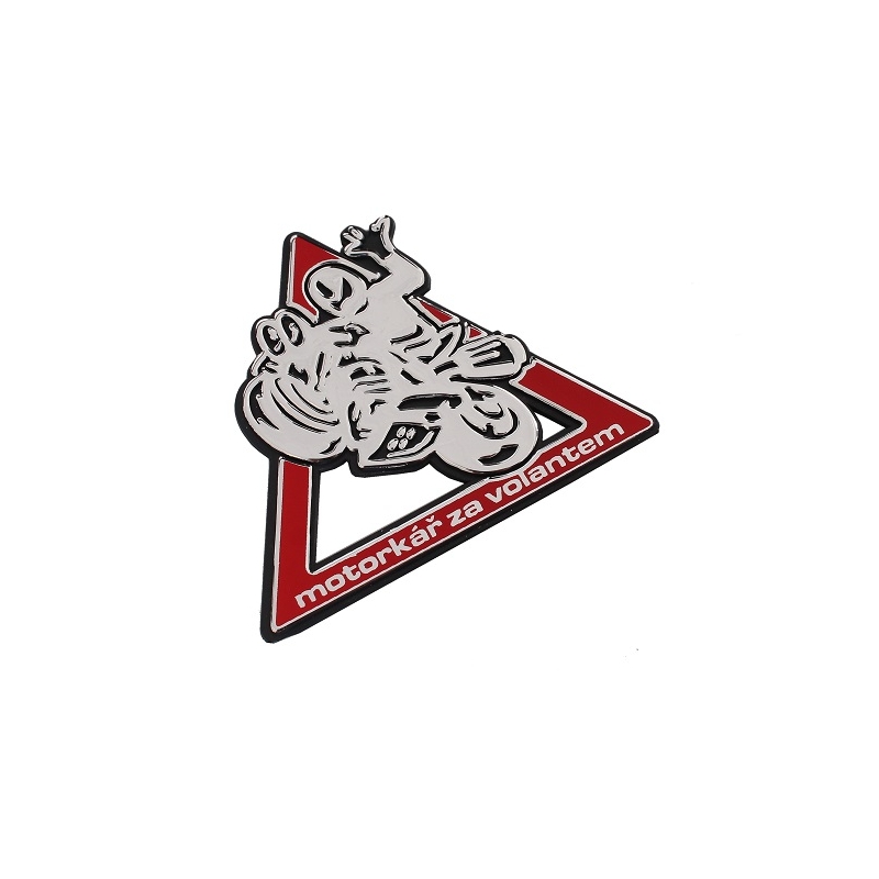 3D samolepka Motorkár za volantom