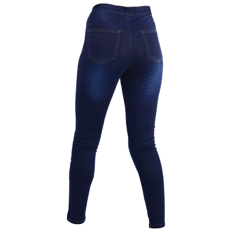 Predĺžené dámske legíny Oxford Jeggings modré