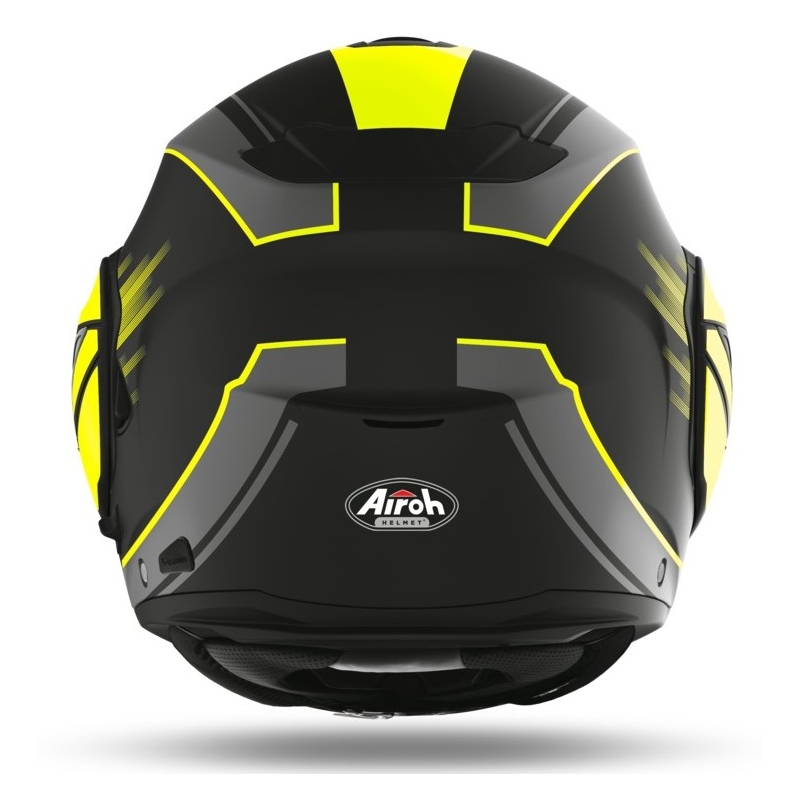 Preklápacia prilba Airoh REV19 Ikon čierno-fluo žltá