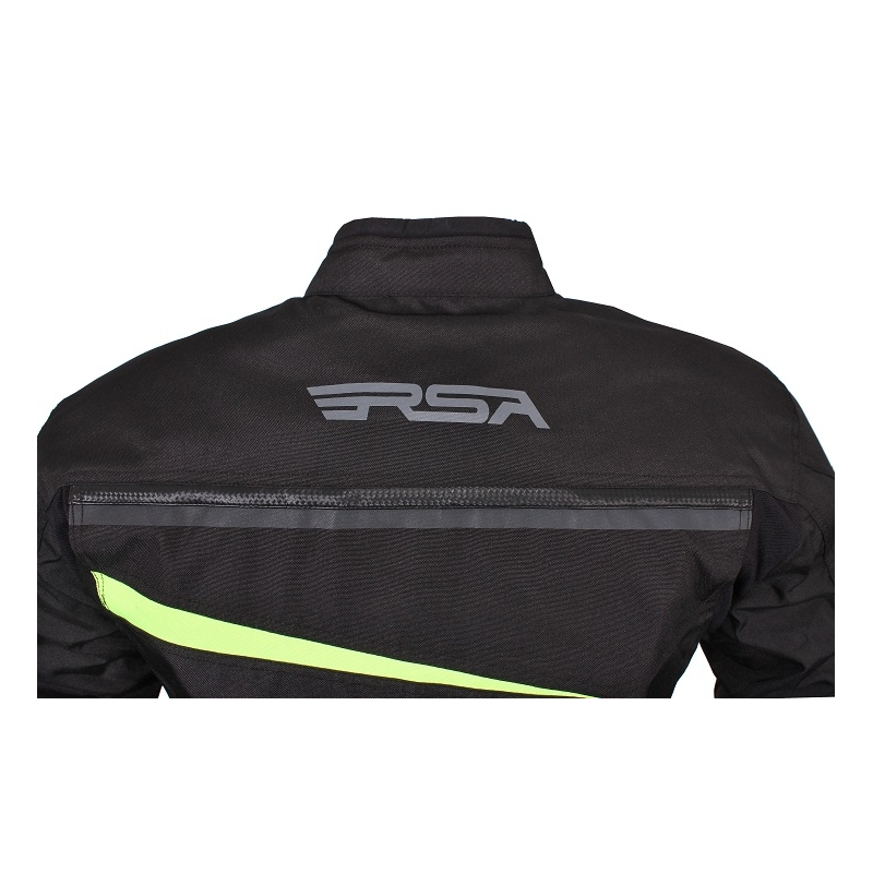 Bunda na motocykel RSA Razor čierno-fluorescenčno-žltá výpredaj
