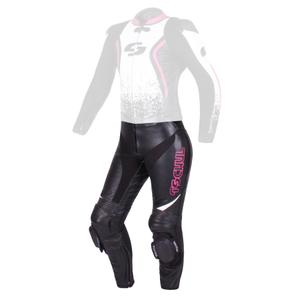 Dámske nohavice Tschul 586 čierno-bielo-ružové výpredaj