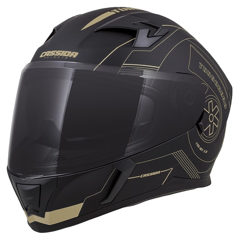 Integrálna prilba Cassida Integral 3.0 Turbohead čierno-zlatá