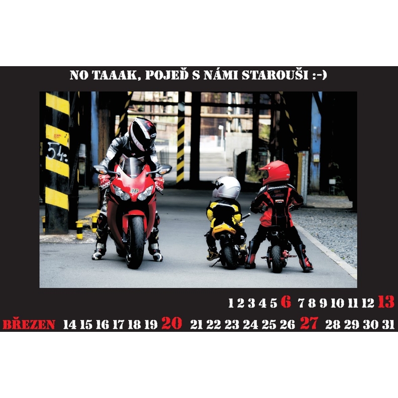 Charitatívný kalendár Motorkári DEŤOM 2016