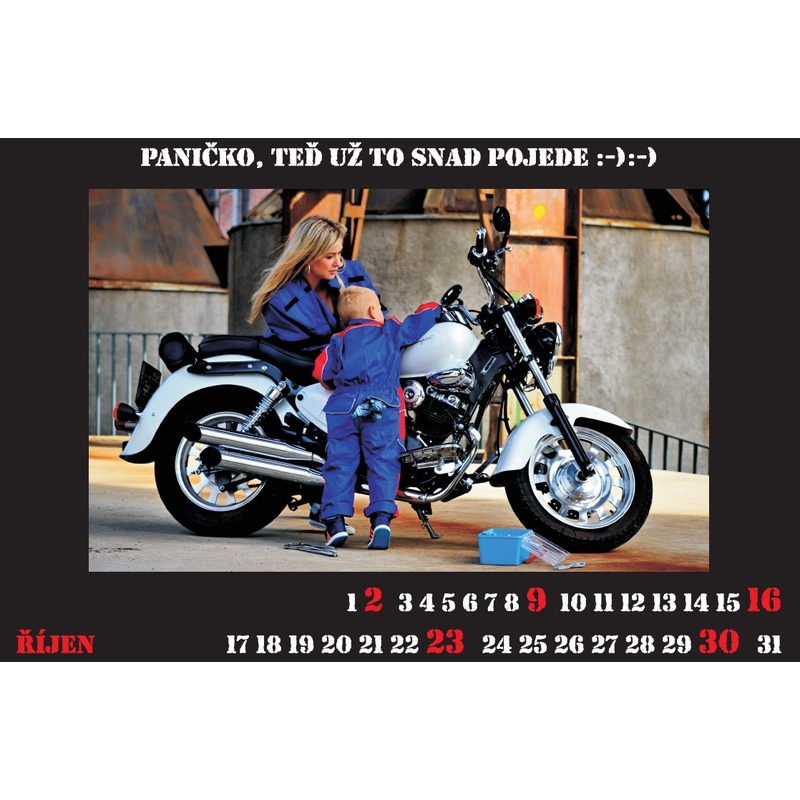 Charitatívný kalendár Motorkári DEŤOM 2016