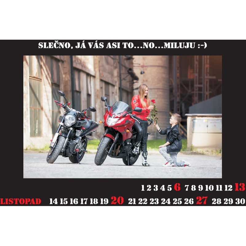 Charitatívný kalendár Motorkári DEŤOM 2016