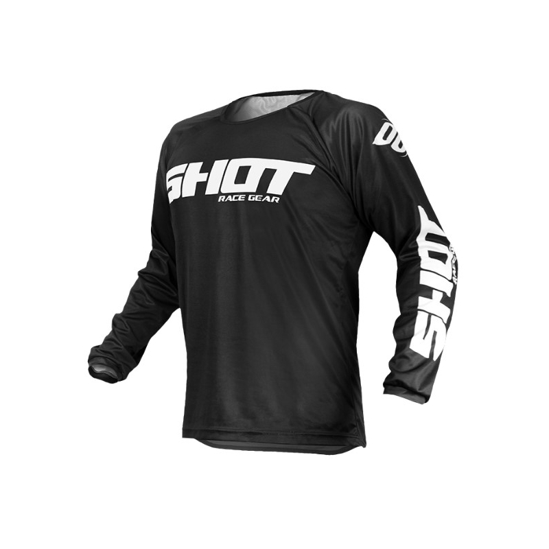 Motokrosový dres Shot Devo Raw čierny výpredaj