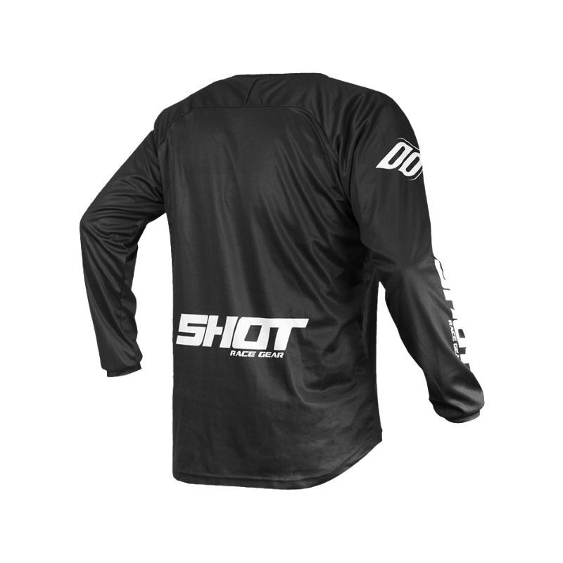 Motokrosový dres Shot Devo Raw čierny výpredaj