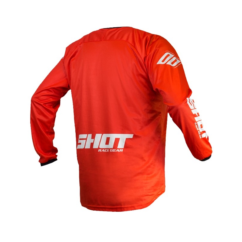 Motokrosový dres Shot Devo Raw červený výpredaj