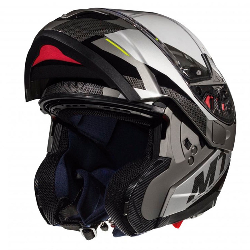 Odklápacia prilba na motocykel MT Atom SV TRANSCEND E2 šedá výpredaj