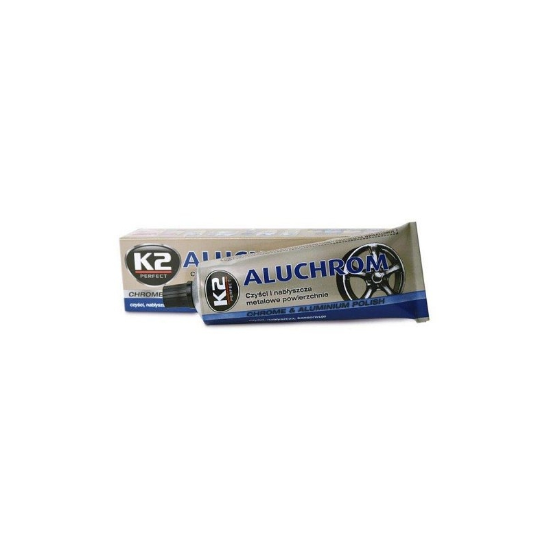 Pasta na čistenie a leštenie kovových povrchov K2 aluchrom 120 g