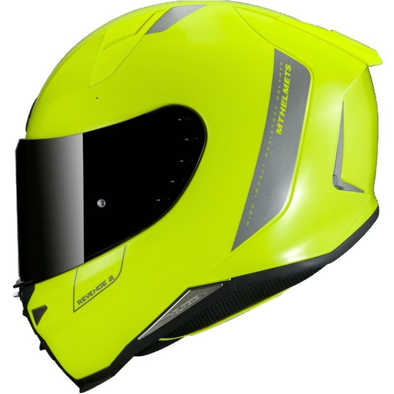 Integrálna prilba na motocykel MT Revenge 2 Solid fluorescenčno žltá výpredaj