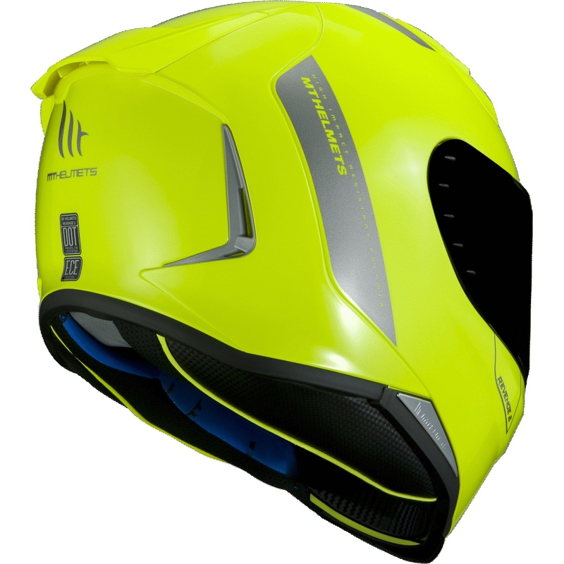 Integrálna prilba na motocykel MT Revenge 2 Solid fluorescenčno žltá výpredaj