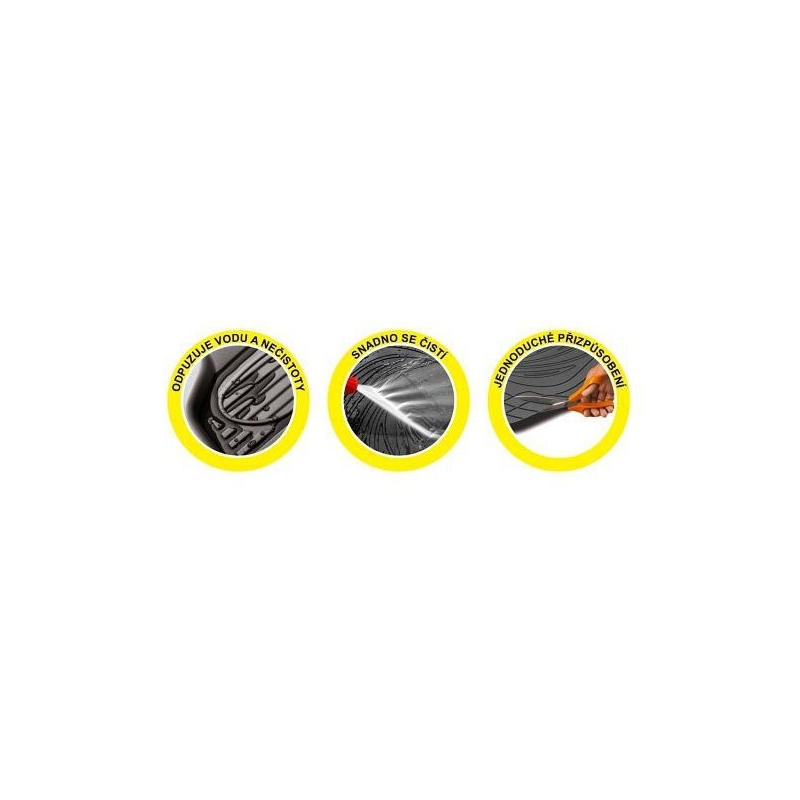 Koberce PVC SPACE 4 ks