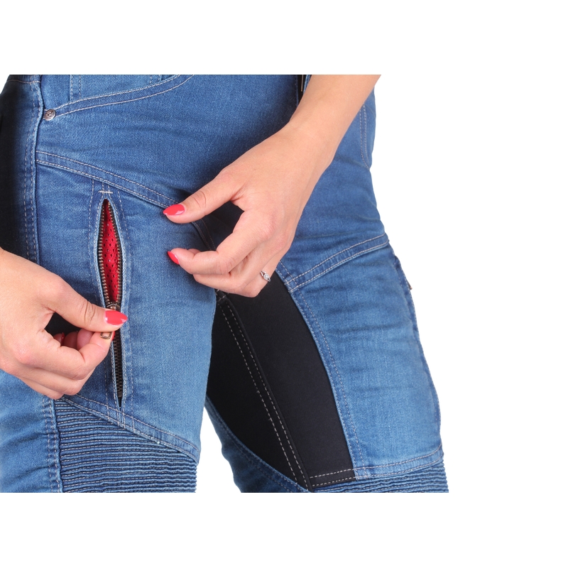 Dámske jeansy Street Racer Stretch II Slim fit CE modré