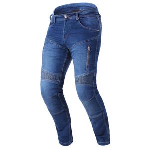 Predĺžené jeansy na motocykel Street Racer Basic II CE modré