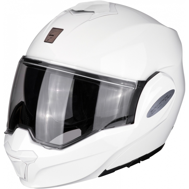 Preklápacia prilba Scorpion EXO-TECH biela - II. akosť