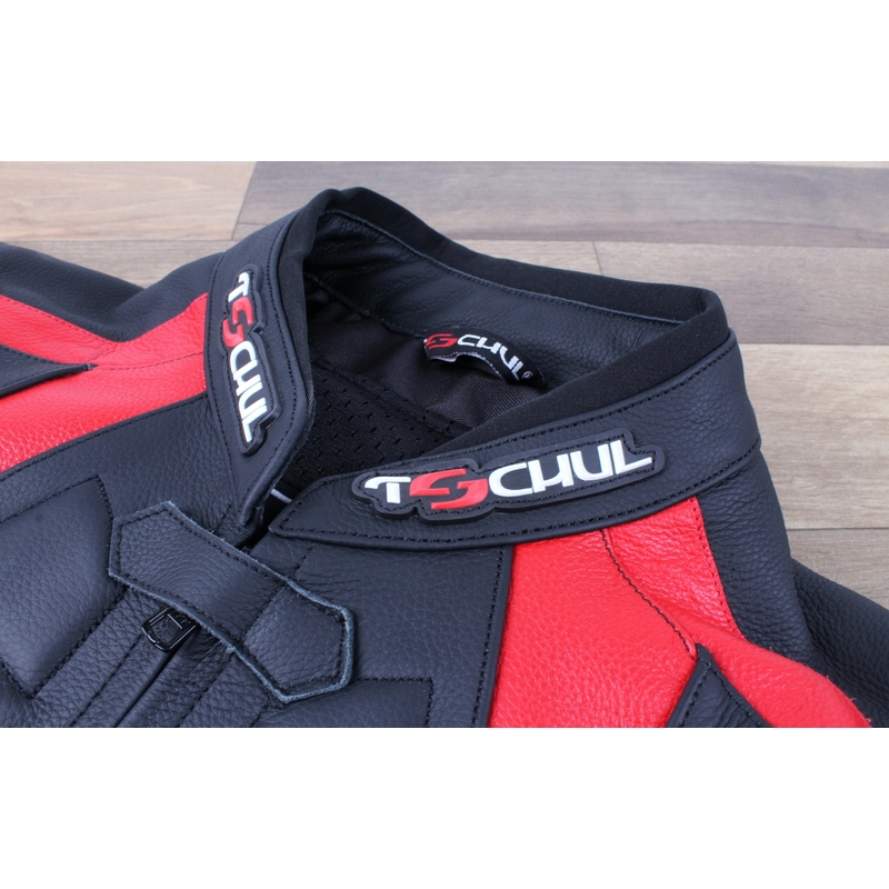 Pánska bunda Tschul 747 Speedster čierno-červená - II. akosť