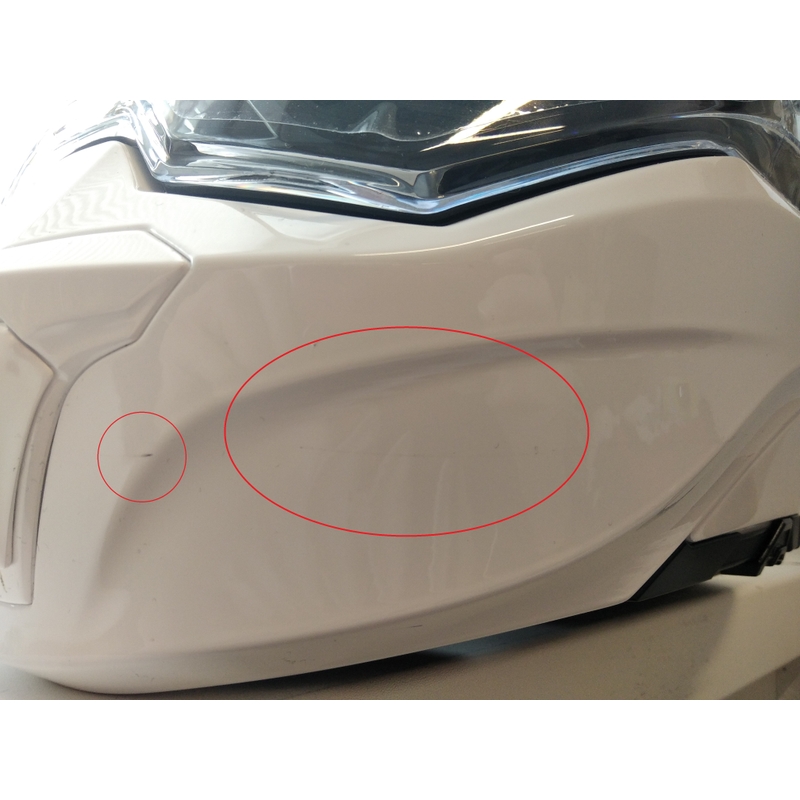 Preklápacia prilba Scorpion EXO-TECH biela - II. akosť