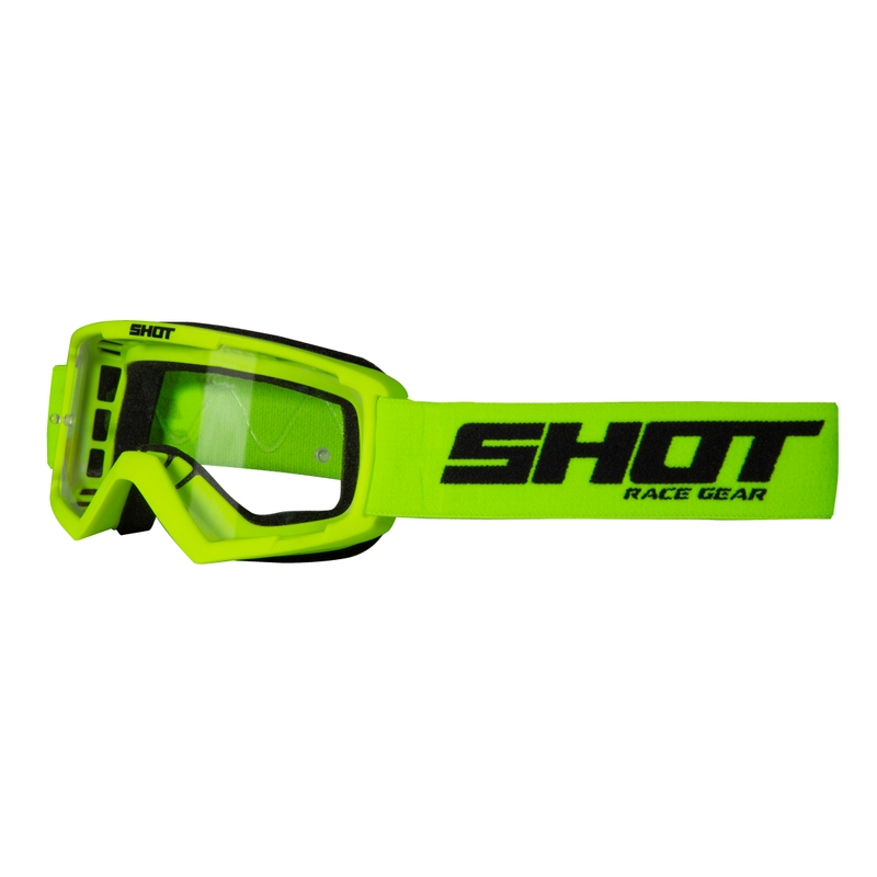 Detské motokrosové okuliare Shot Rocket fluorescenčno žlté
