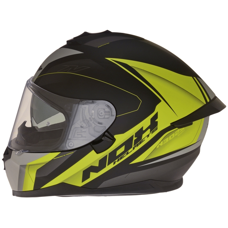 Integrálna prilba na motocykel NOX N302S Quest čierno-šedo-žltá výpredaj