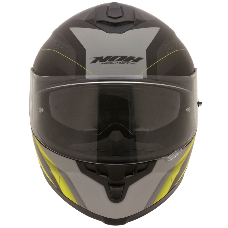 Integrálna prilba na motocykel NOX N302S Quest čierno-šedo-žltá výpredaj
