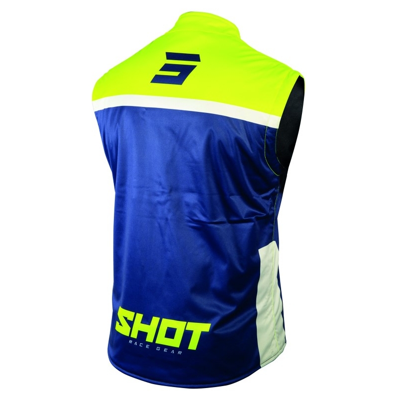 Softshellová vesta Shot Lite modro-fluorescenčno žltá výpredaj