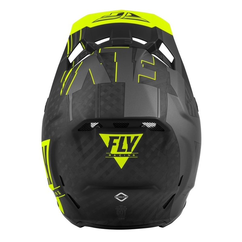 Motokrosová prilba FLY Racing Formula Vector čierno-šedo-fluorescenčno žltá