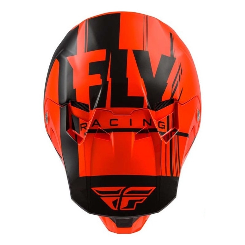 Motokrosová prilba FLY Racing Formula Vector čierno-fluorescenčno oranžová