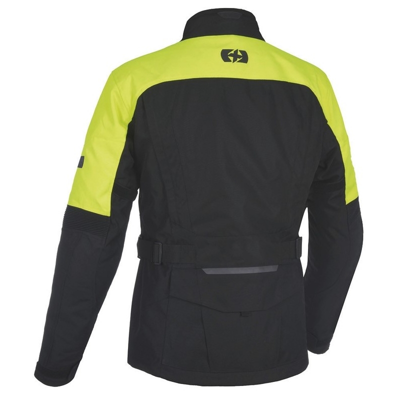Bunda na motocykel Oxford Advanced Continental čierno-fluorescenčno žltá