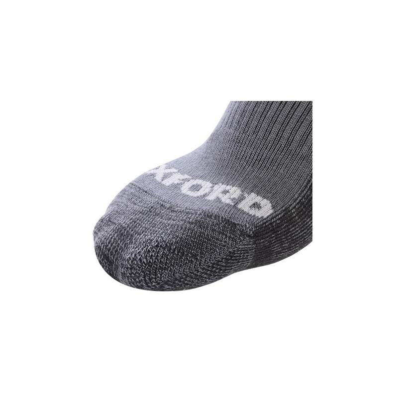 Ponožky Oxford Merino sivé