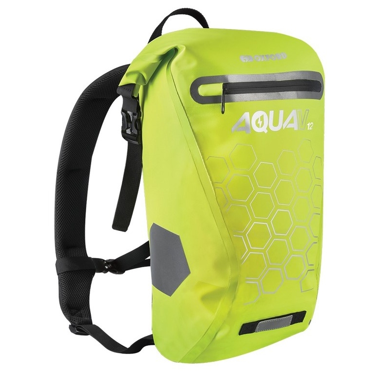 Batoh odolný proti vode Oxford AQUA V12 fluorescenčno žltý 12 l