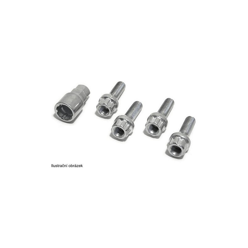 Bezpečnostné skrutky kolies M12 x 1 A