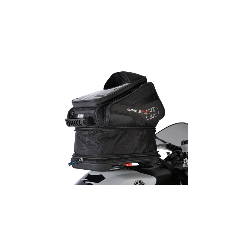 Tankbag na motocykel Oxford Q15R QR čierny 15 l