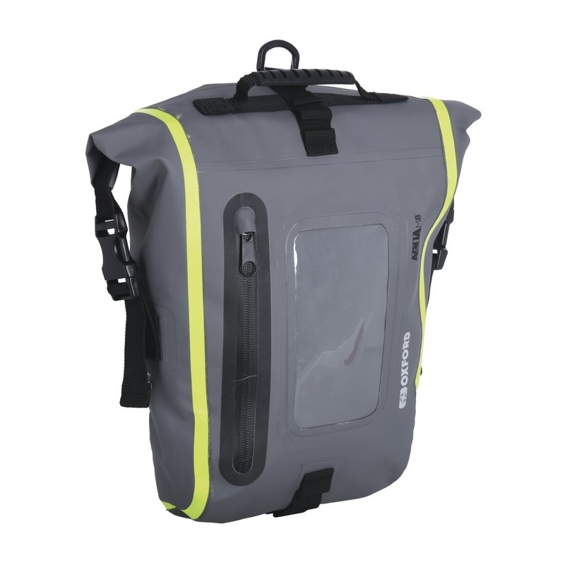 Tankbag na motocykel Oxford Aqua M8 čierno-šedo-fluorescenčno žltý výpredaj