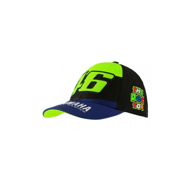 Detská šiltovka Valentino Rossi VR46 YAMAHA modro-čierno-žltá