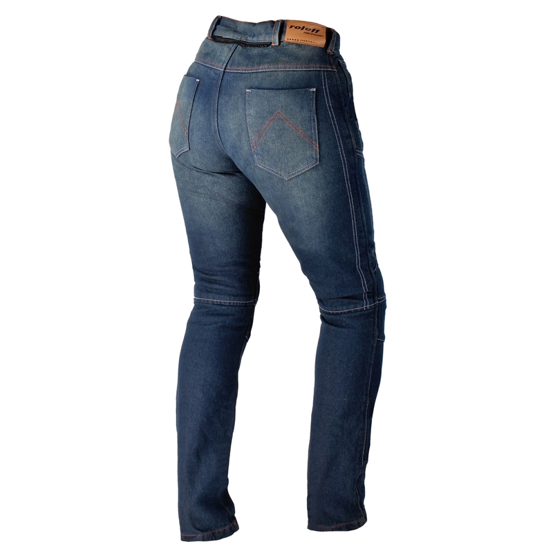 Dámske jeansy na motocykel Roleff Jeans modré - II. akosť