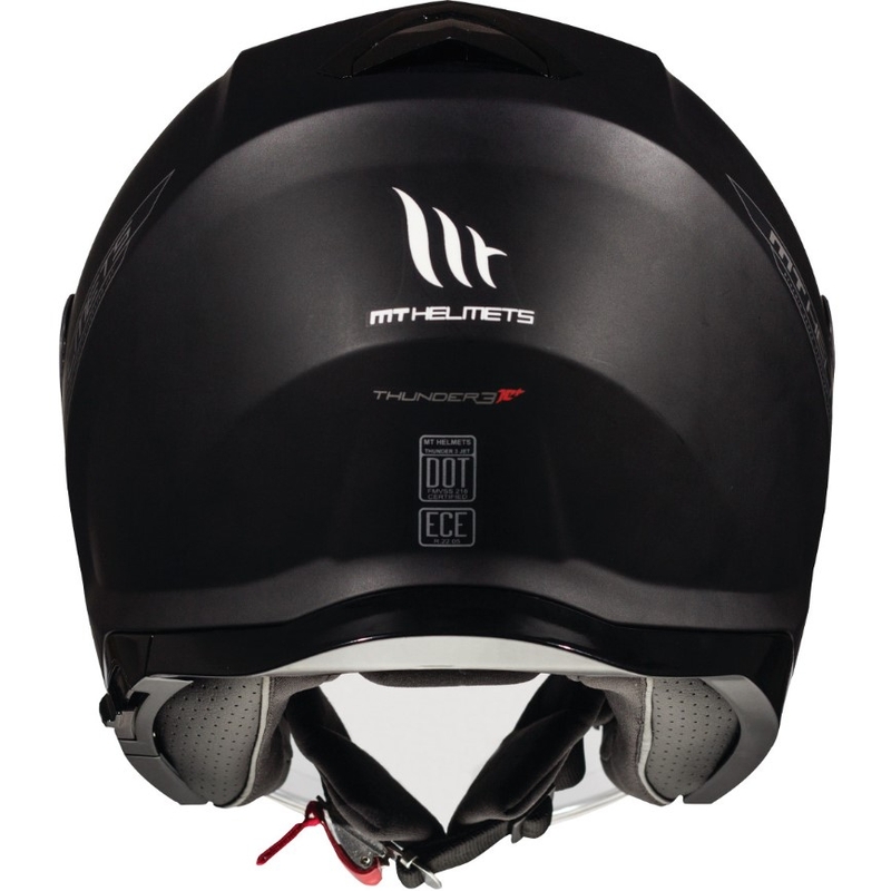 Otvorená prilba na motocykel MT Thunder 3 SV Solid čierna matná - II. akosť