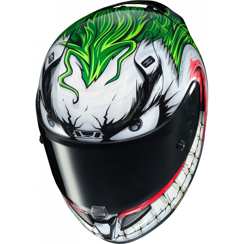 Integrálna prilba na motocykel HJC RPHA 11 Joker MC48 červeno-fialovo-zeleno-bielá výpredaj