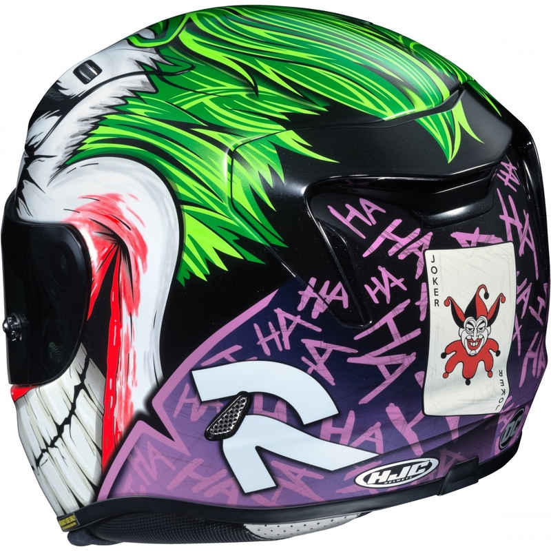 Integrálna prilba na motocykel HJC RPHA 11 Joker MC48 červeno-fialovo-zeleno-bielá výpredaj
