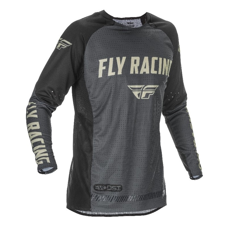 Motokrosový dres FLY Racing Evolution 2021 čierno-šedý