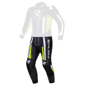 Pánske nohavice Street Racer GT6 čierno-bielo-fluorescenčno žlté výpredaj