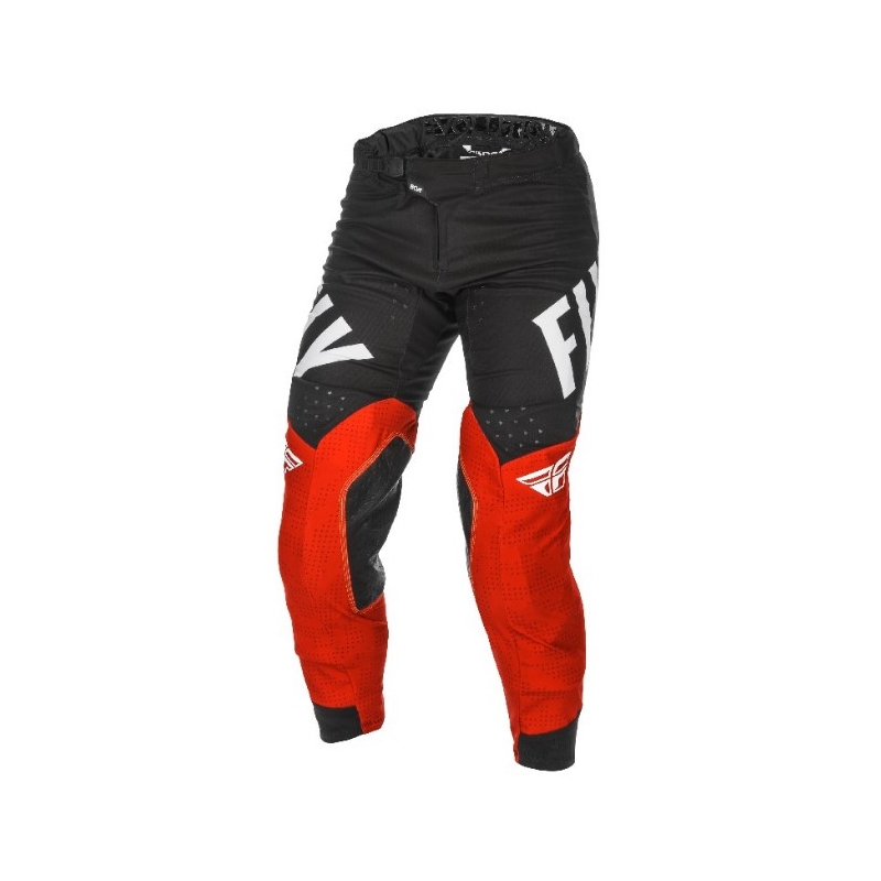 Motokrosové nohavice FLY Racing Evolution 2021 červeno-čierno-biele