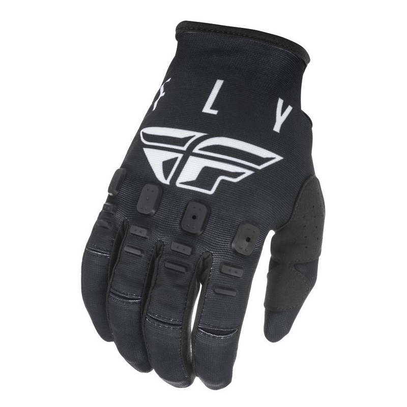 Motocrossové rukavice FLY Racing Kinetic K121 čierno-biele